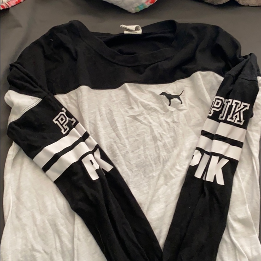 Open back quarter sleeve PINK t shirt